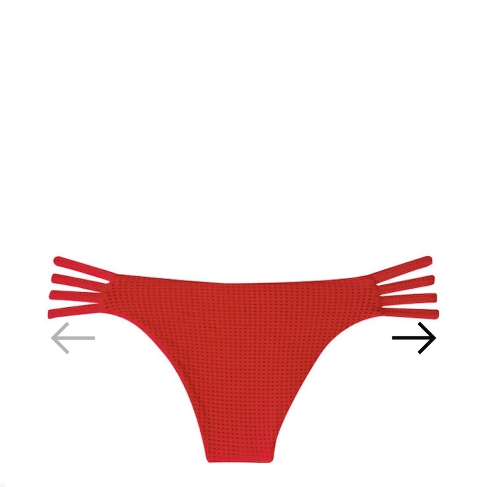 San Lorenzo Mesh Strawberry Hipster Strap Bottom
